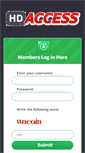 Mobile Screenshot of members.hd-access.com
